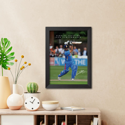 Sachin Tendulkar Quotes India Cricket Team Poster Framed Painting
