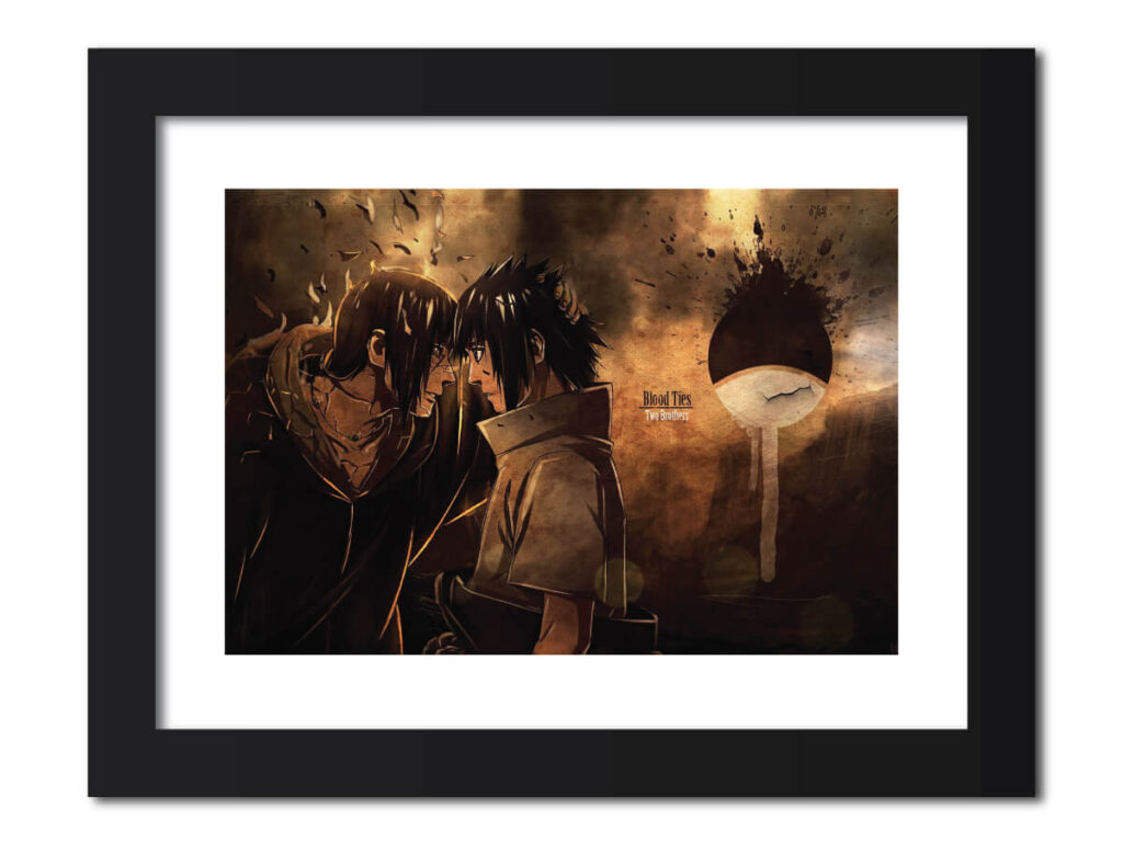 Itachi And Sasuke Uchiha Naruto Anime Painting Tenorarts