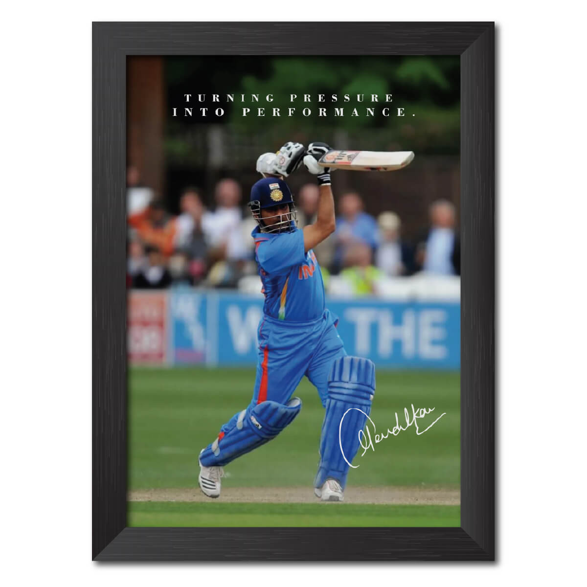 Sachin Tendulkar Quotes India Cricket Team Poster Framed Painting
