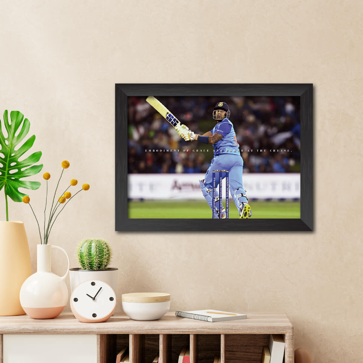 Suryakumar Yadav Quotes India Cricket Team Poster Framed Painting