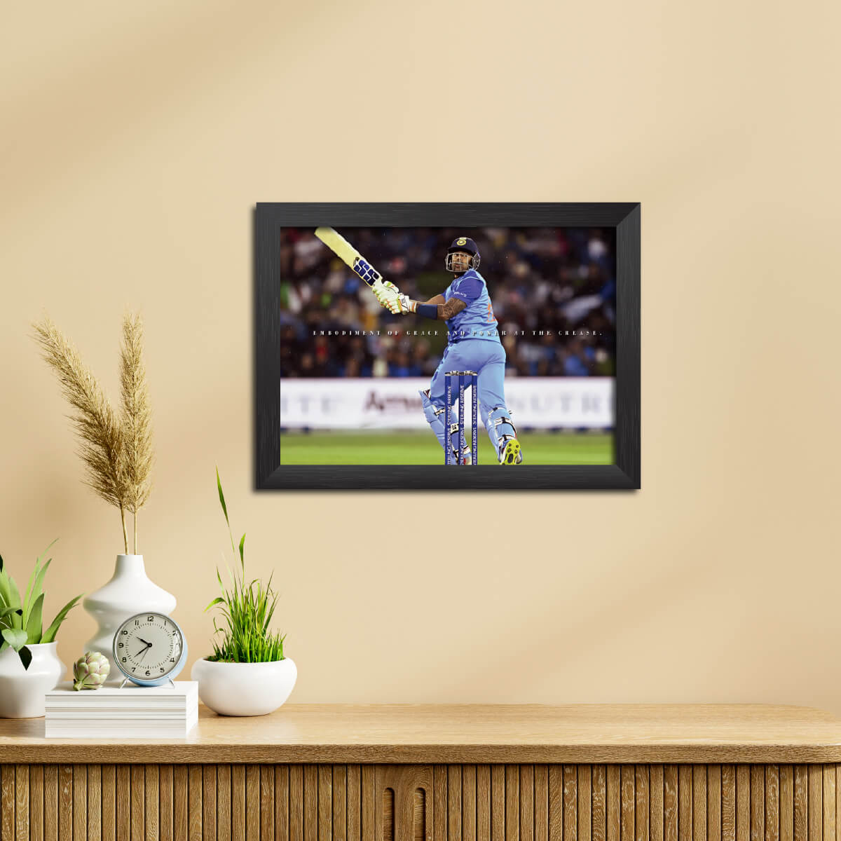 Suryakumar Yadav Quotes India Cricket Team Poster Framed Painting