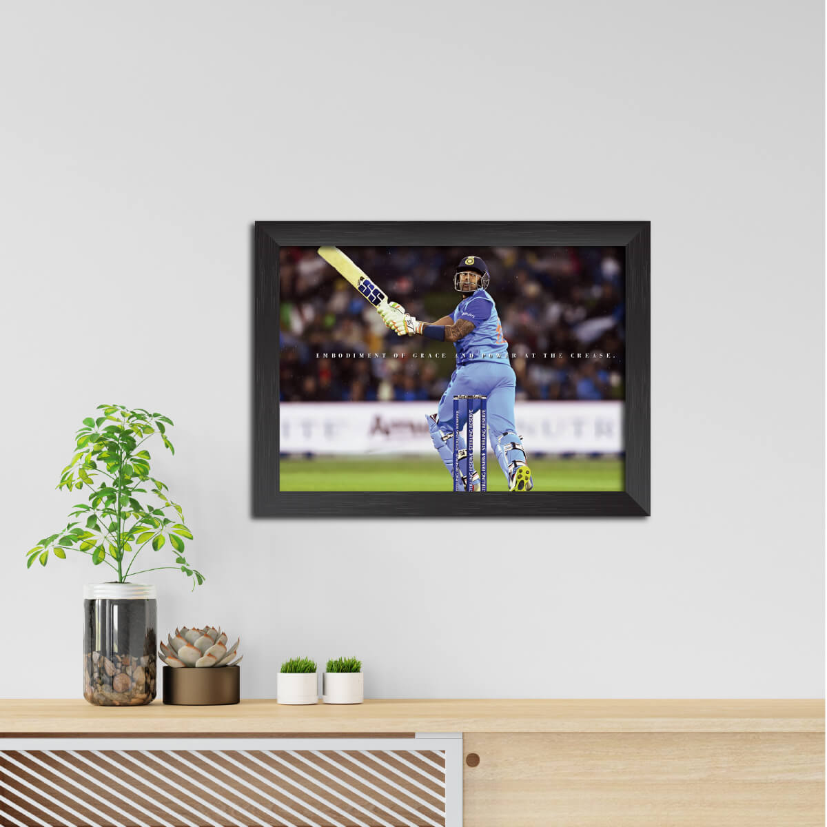 Suryakumar Yadav Quotes India Cricket Team Poster Framed Painting
