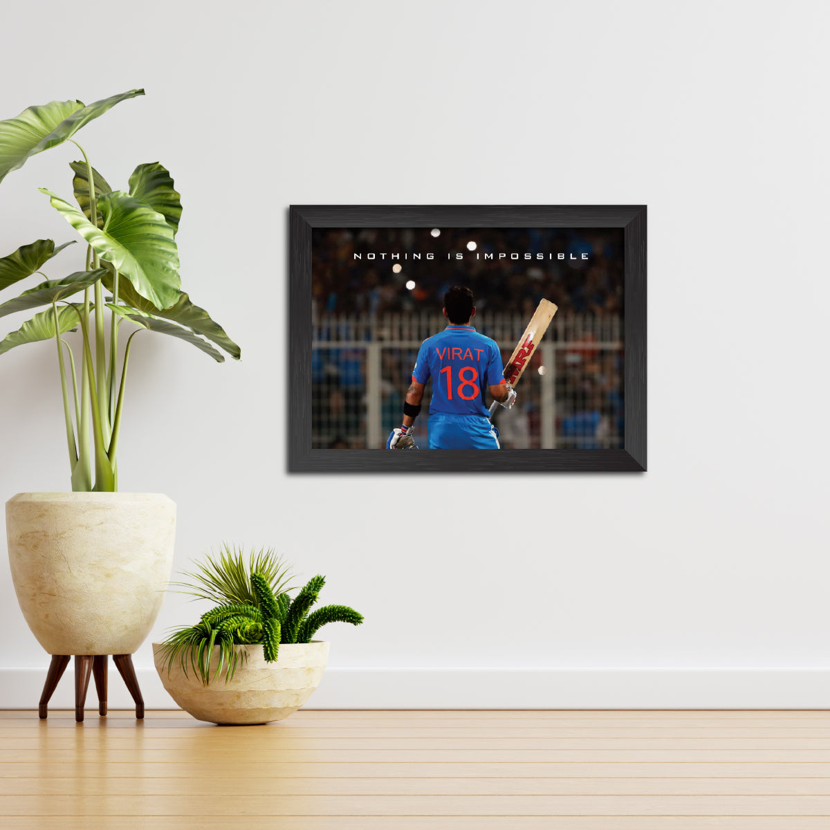 Virat Kohli Quotes India Cricket Team Poster Framed Painting-2