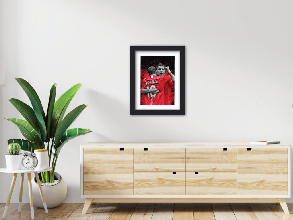 Cristiano Ronaldo and Wayne Rooney Manchester United Painting - Tenorarts