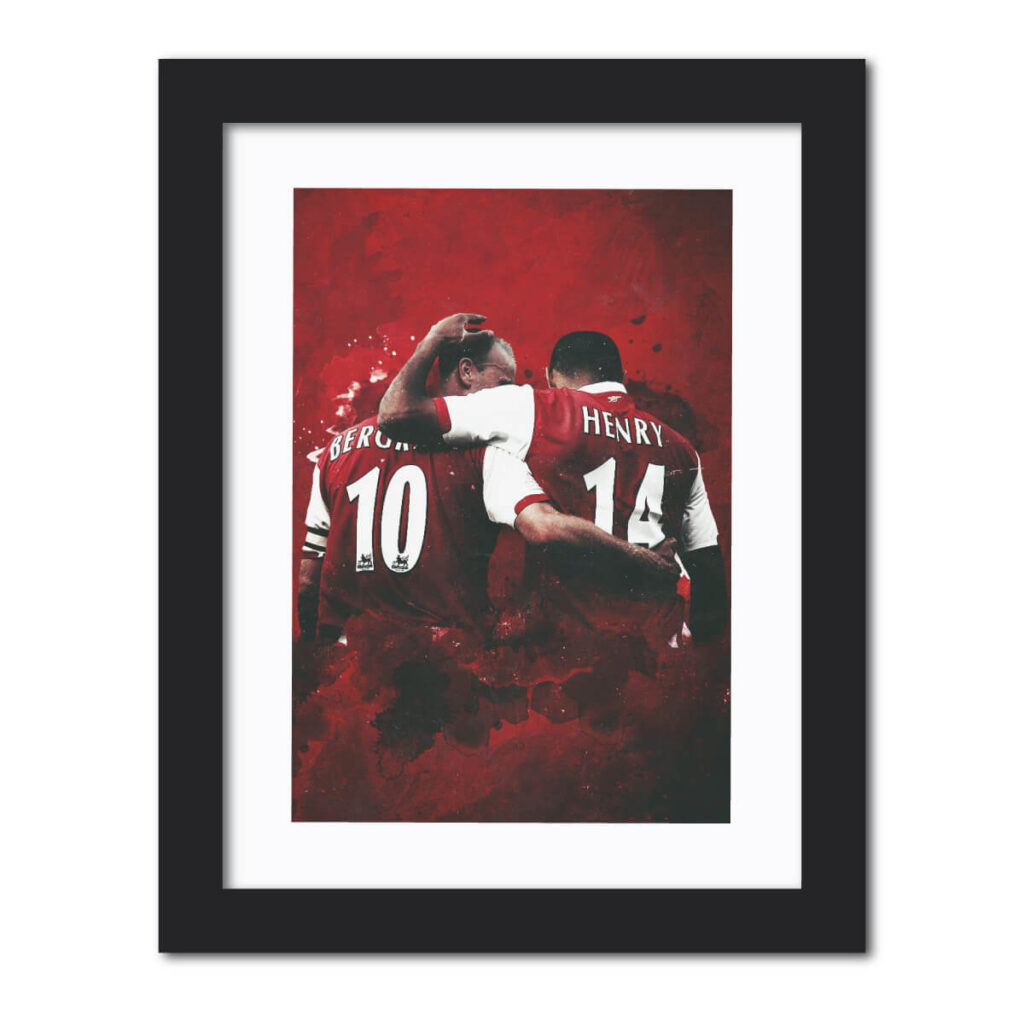 Thierry Henry and Dennis Bergkamp Arsenal FC Painting