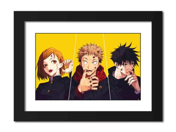 Yuji Nobara and Fushiguro Jujutsu Kaisen Anime Painting