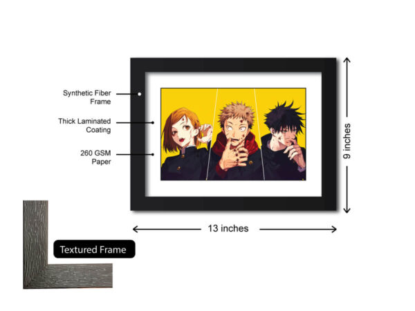 Yuji Nobara and Fushiguro Jujutsu Kaisen Anime Painting - Image 6