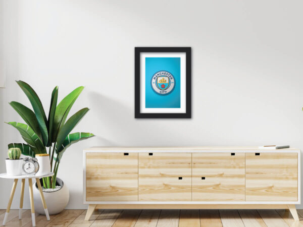 Manchester City Football Club 3D Textured Logo Painting - Image 4