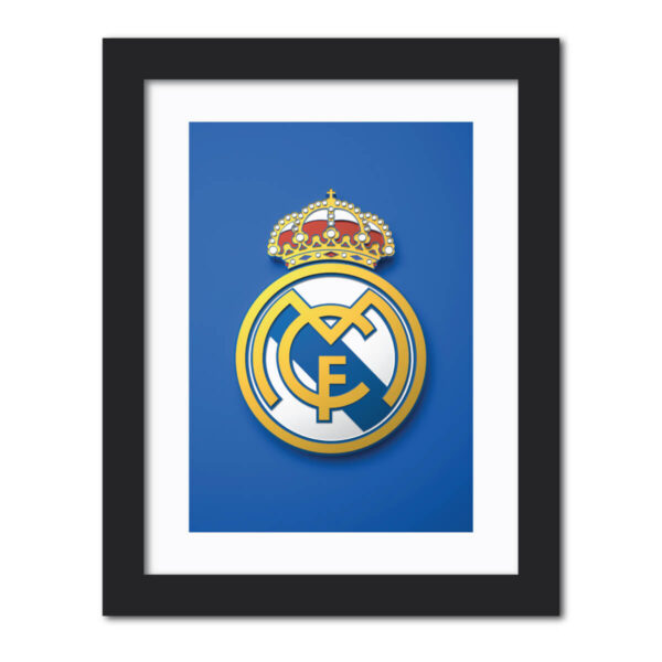 Real Madrid Football Club 3D Textured Logo Painting