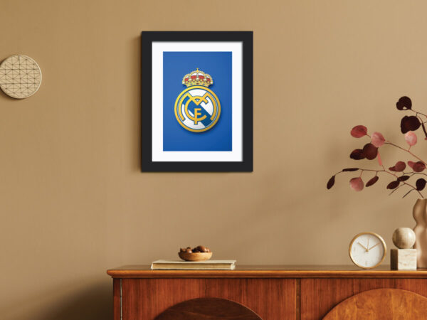 Real Madrid Football Club 3D Textured Logo Painting - Image 5