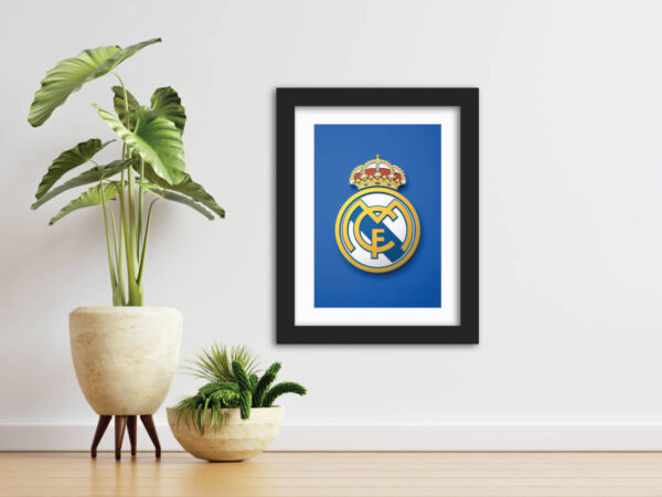 Real Madrid Football Club 3D Textured Logo Painting - Image 2