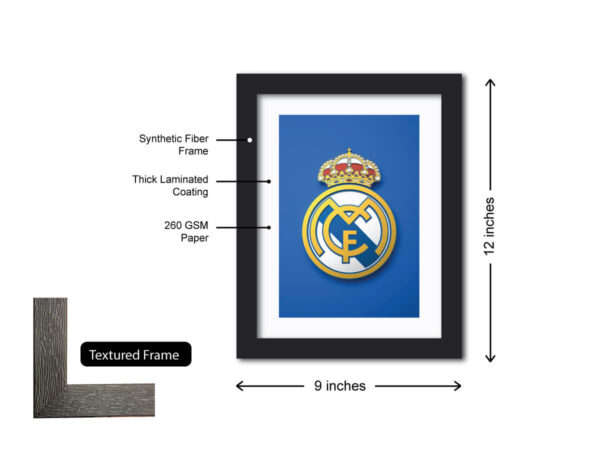 Real Madrid Football Club 3D Textured Logo Painting - Image 6