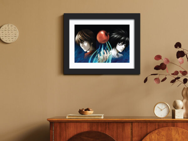 Detective L and Light Yagami Death Note Anime Painting - Image 3