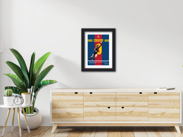 Johan Cruyff FC Barcelona Quote Painting - Image 4