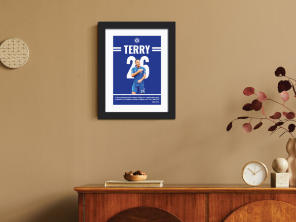 John Terry Chelsea Football Club Quote Painting - Image 5