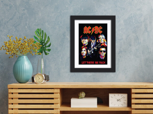 AC DC Music Band Poster Painting - Image 3