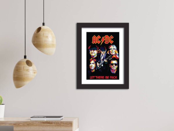 AC DC Music Band Poster Painting - Image 5