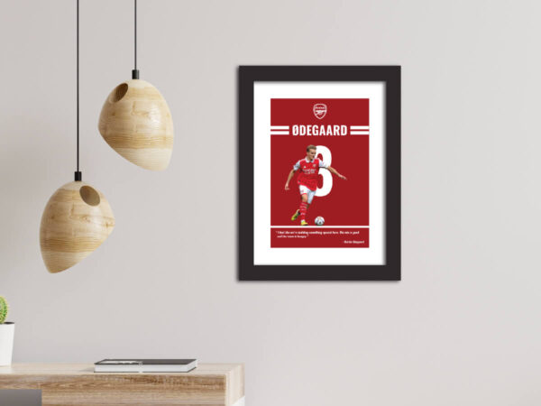 Martin Odegaard Arsenal Poster Painting - Image 2