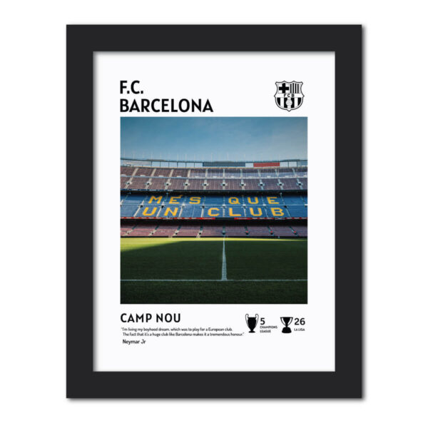 FC Barcelona Football Club Stadium Poster Painting