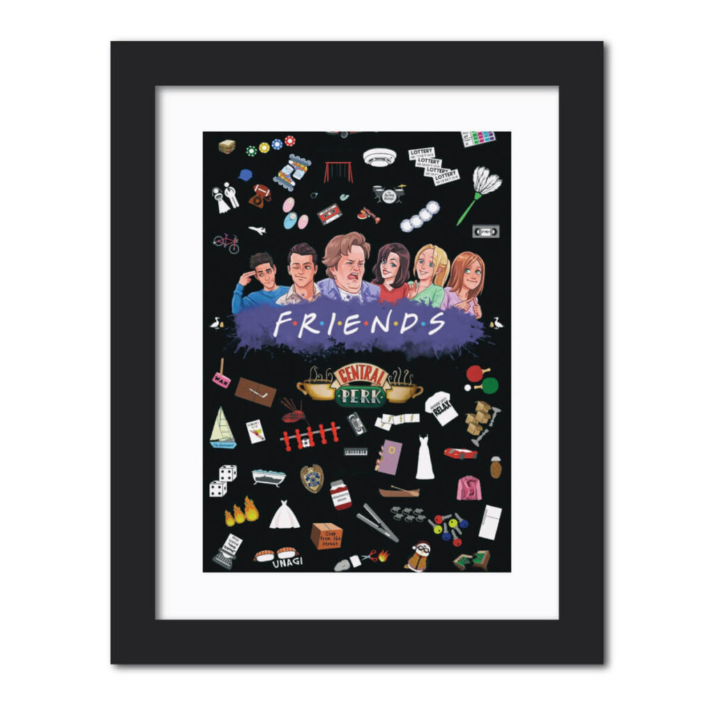 friends-webseries-poster-painting-tenorarts