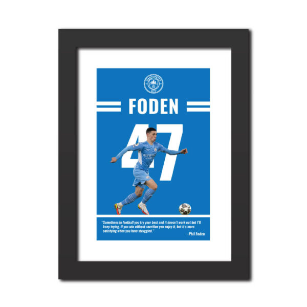 Phil Foden Manchester City Poster Painting