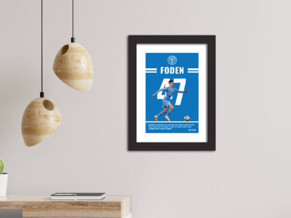 Phil Foden Manchester City Poster Painting - Image 5