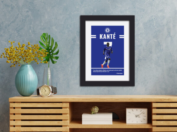 Ngolo Kante Chelsea Poster Painting - Image 3