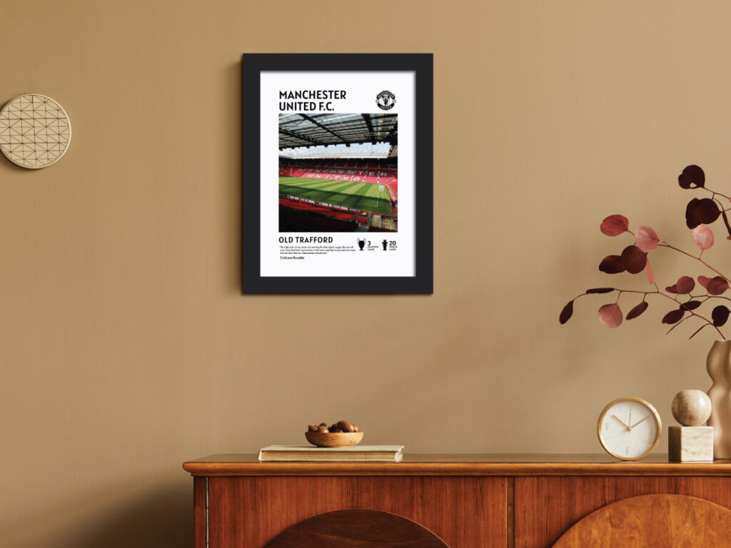 Manchester United Football Club Stadium Poster Painting - Tenorarts