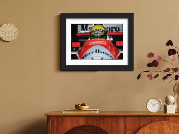 Ayrton Senna F1 Racing Poster Painting - Image 3