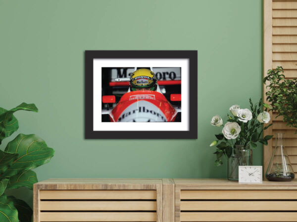 Ayrton Senna F1 Racing Poster Painting - Image 5