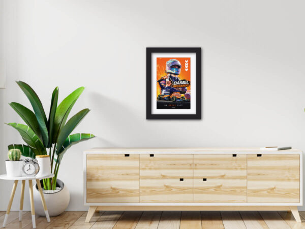 Daniel Ricciardo F1 Racing Poster Painting - Image 4