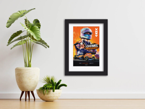 Daniel Ricciardo F1 Racing Poster Painting - Image 2