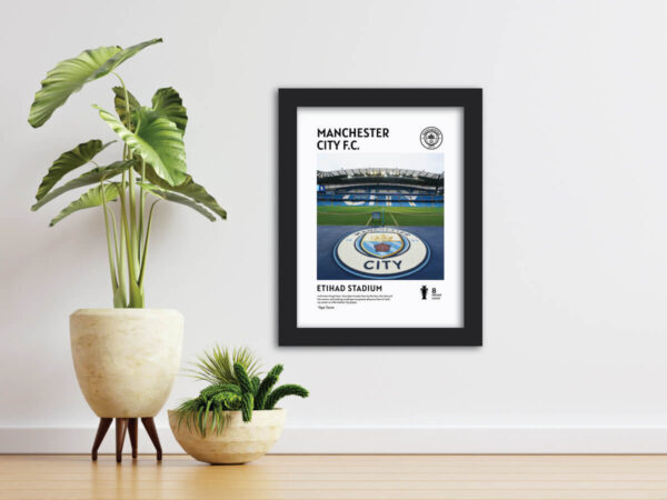 Manchester City Football Club Stadium Poster Painting - Image 2