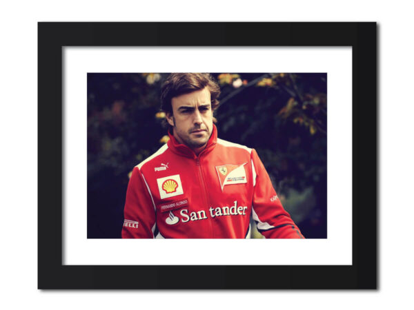 Fernando Alonso F1 Racing Poster Painting