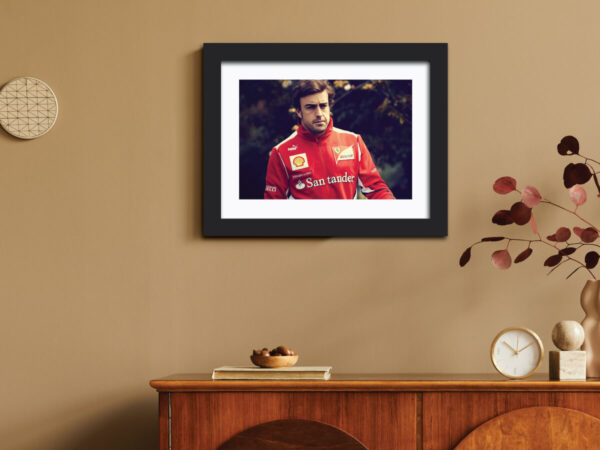 Fernando Alonso F1 Racing Poster Painting - Image 2