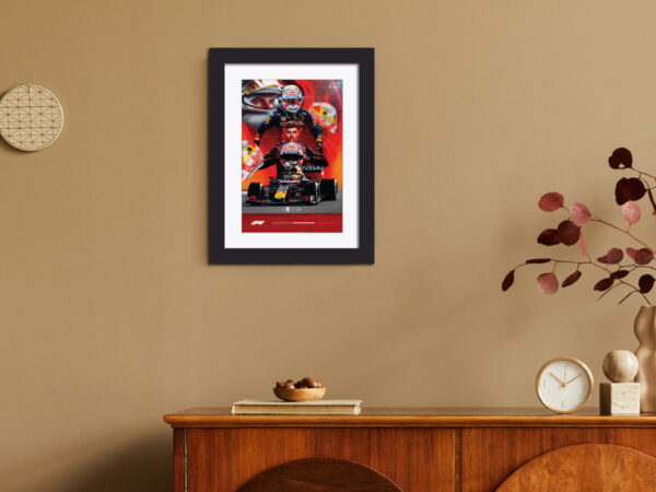 Max Verstappen F1 Racing Poster Painting - Image 2