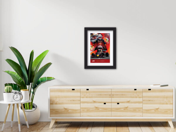 Max Verstappen F1 Racing Poster Painting - Image 3