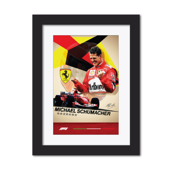 Michael Schumacher F1 Racing Poster Painting