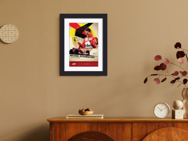 Michael Schumacher F1 Racing Poster Painting - Image 2