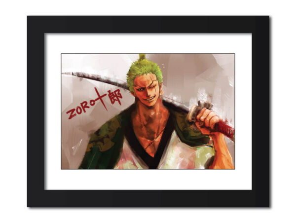 Zoro One Piece Anime Poster Painting