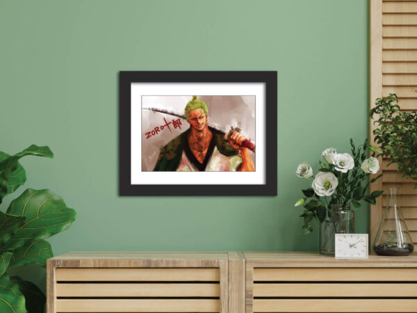 Zoro One Piece Anime Poster Painting - Image 4