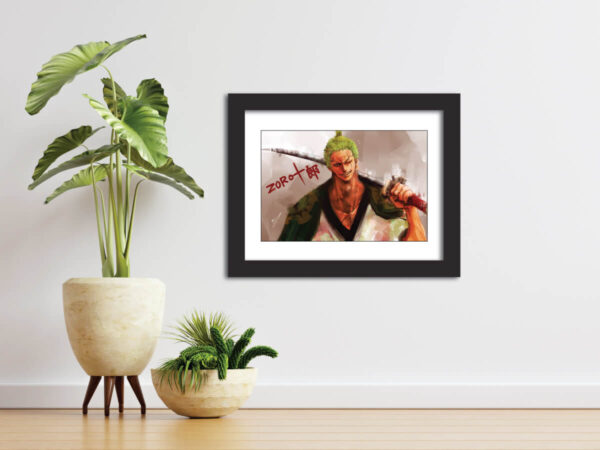 Zoro One Piece Anime Poster Painting - Image 2