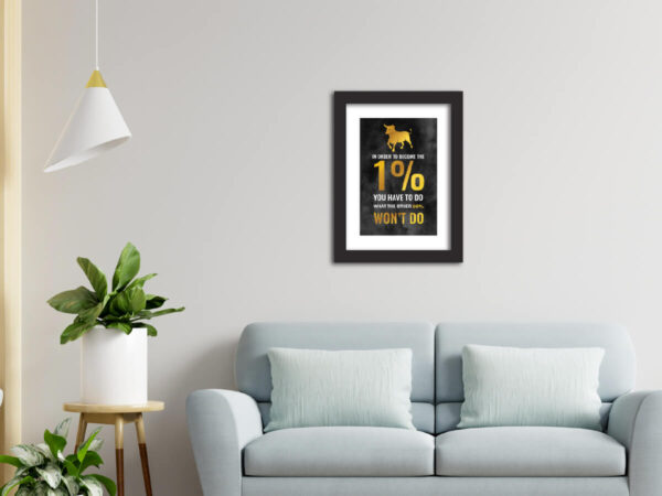 Trading 1% Quote Poster Painting (Copy) - Image 3