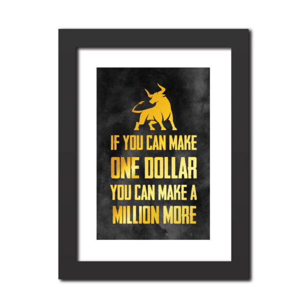 Trading Million Dollar Quote Poster Painting