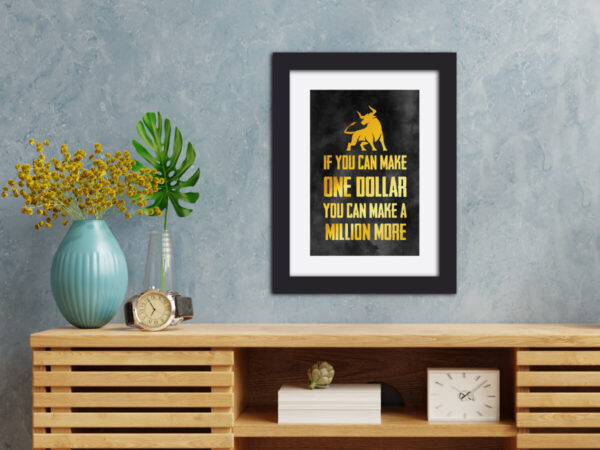 Trading Million Dollar Quote Poster Painting - Image 2