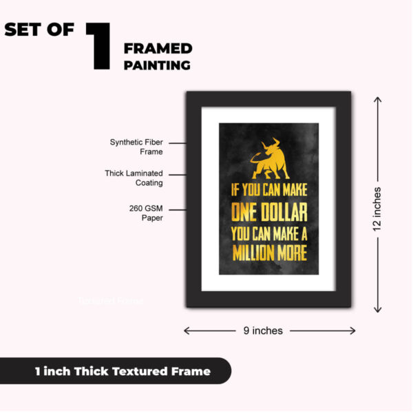 Trading Million Dollar Quote Poster Painting - Image 4