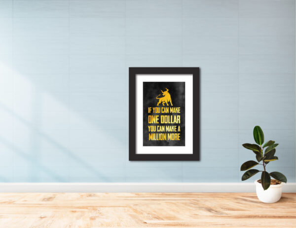 Trading Million Dollar Quote Poster Painting - Image 3