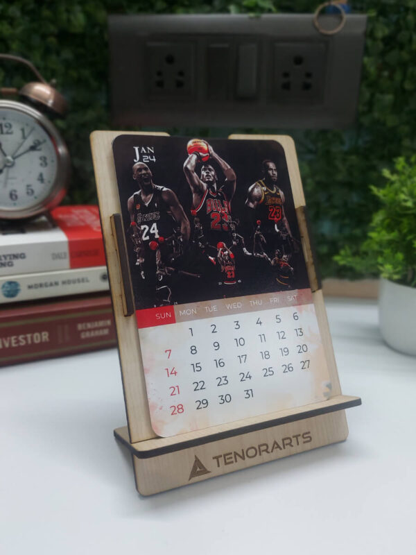 NBA Desk Calendar Tenorarts