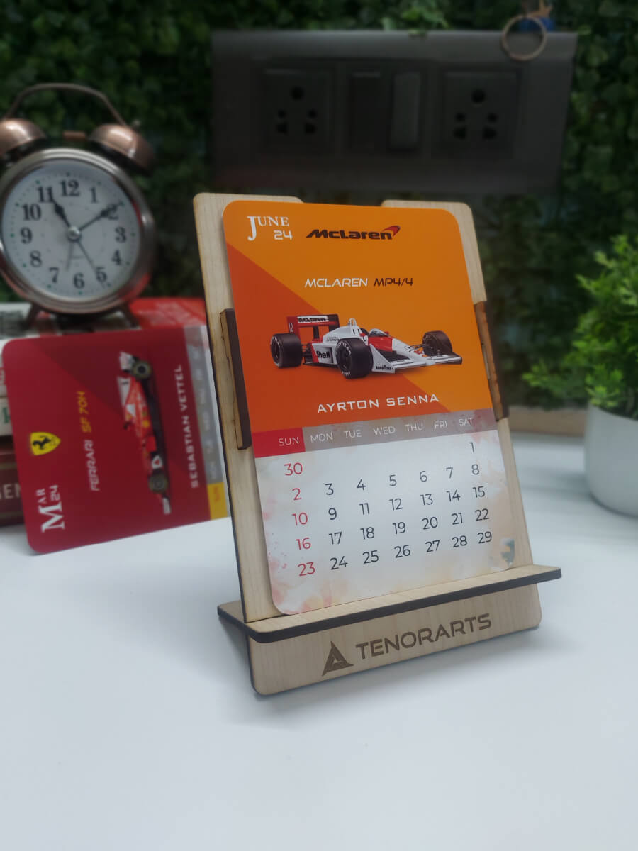 F1 Desk Calendar Tenorarts