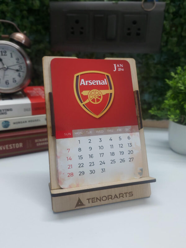 Arsenal Desk Calendar Tenorarts